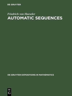 cover image of Automatic Sequences